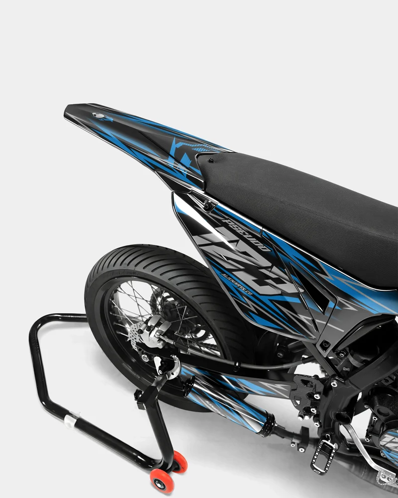 LUEUR- Kit deco SHERCO 50cc - Bleu