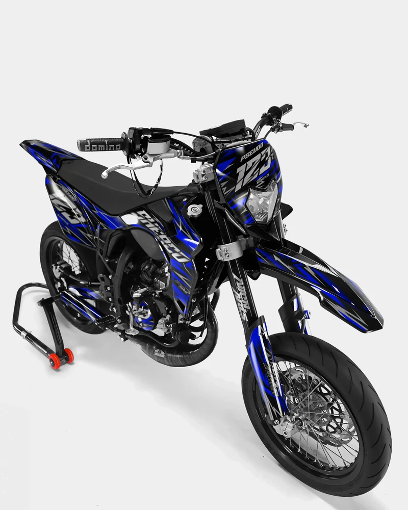 LUEUR- Kit deco SHERCO 50cc - Bleu foncé