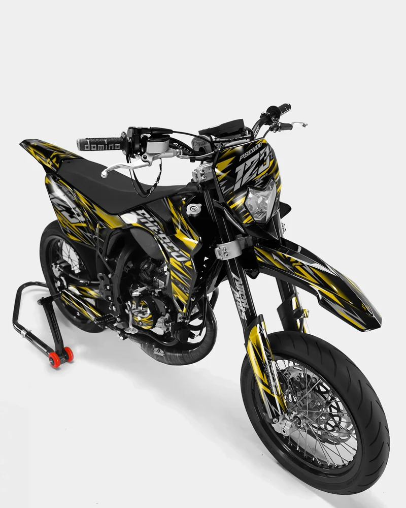 LUEUR- Kit deco SHERCO 50cc - Jaune foncé