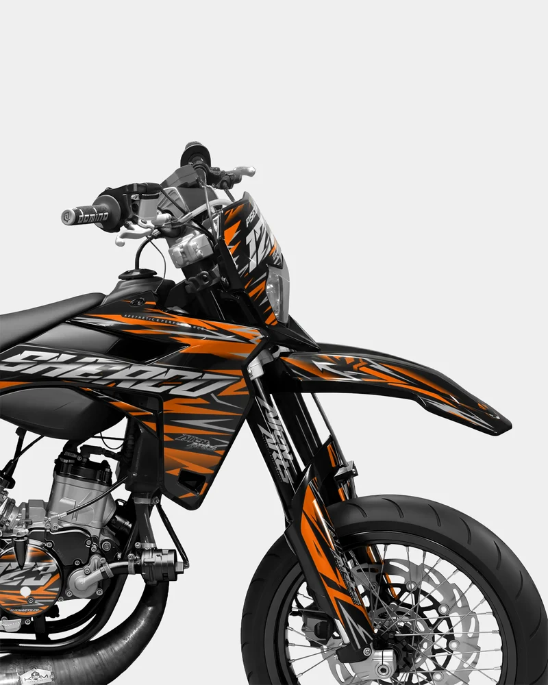 LUEUR- Kit deco SHERCO 50cc - Orange