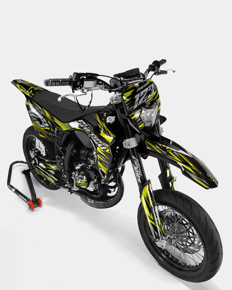 LUEUR- Kit deco SHERCO 50cc - Jaune