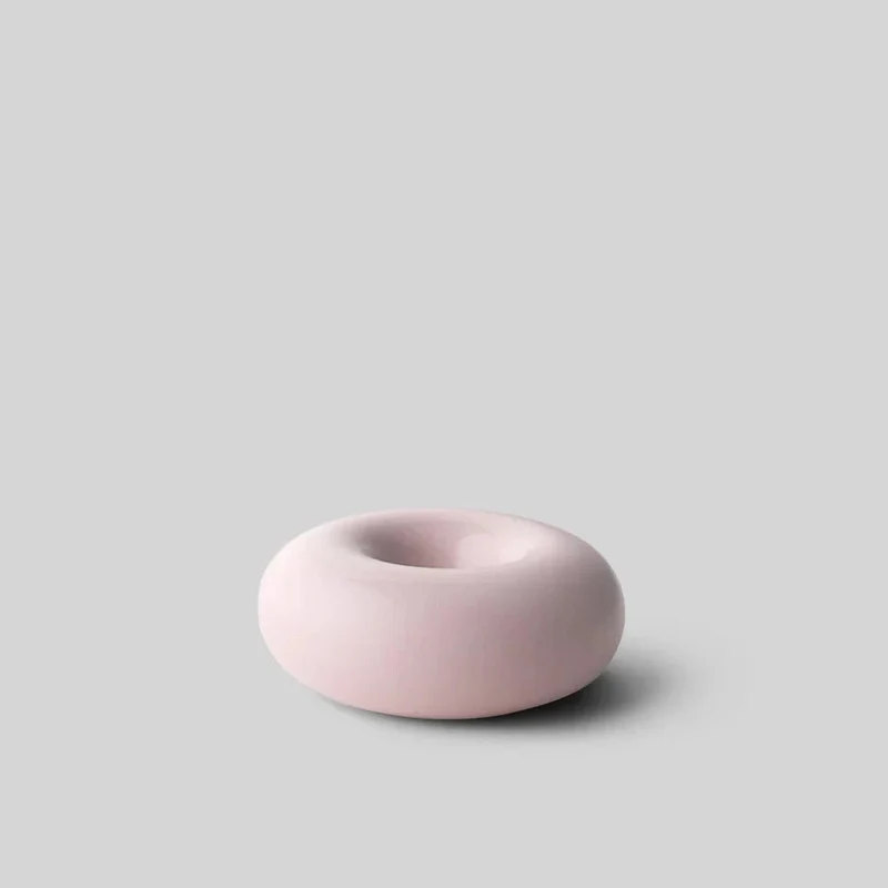 Kerzenhalter aus Keramik BOB Rosa Small - Studio About