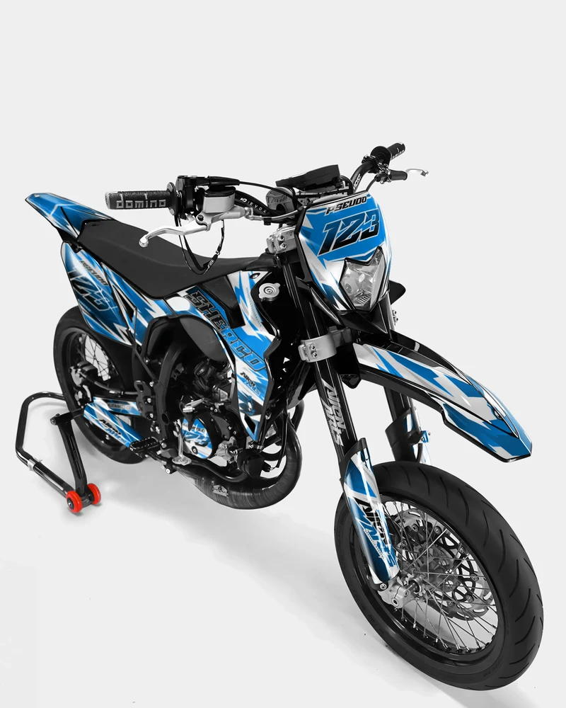 ONYX - Kit deco SHERCO 50cc - Bleu