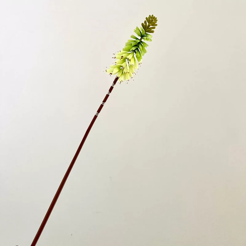 Künstliche Fackellilie, 70 cm, Seidenstoff, Einzelstiel, für Zuhause, Hotel und Dekoration