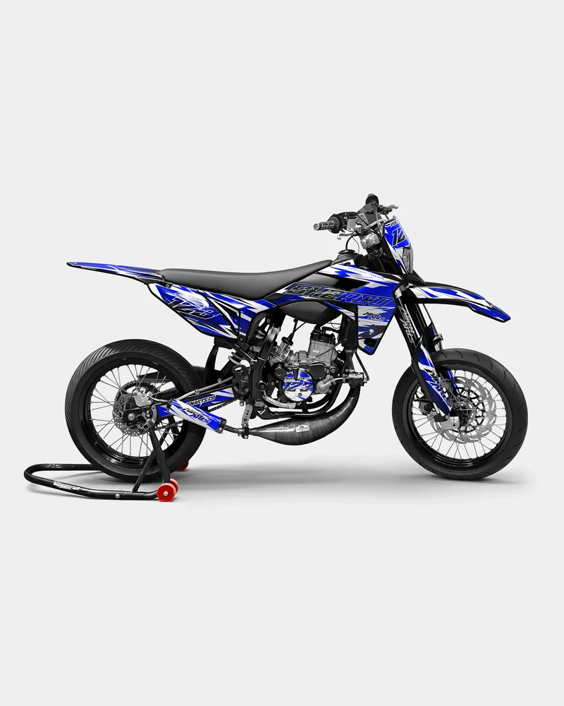 ONYX - Kit deco SHERCO 50cc - Bleu foncé