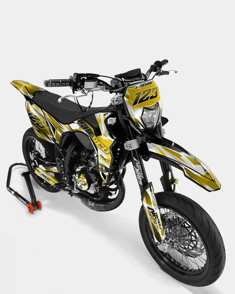 ONYX - Kit deco SHERCO 50cc - Jaune foncé