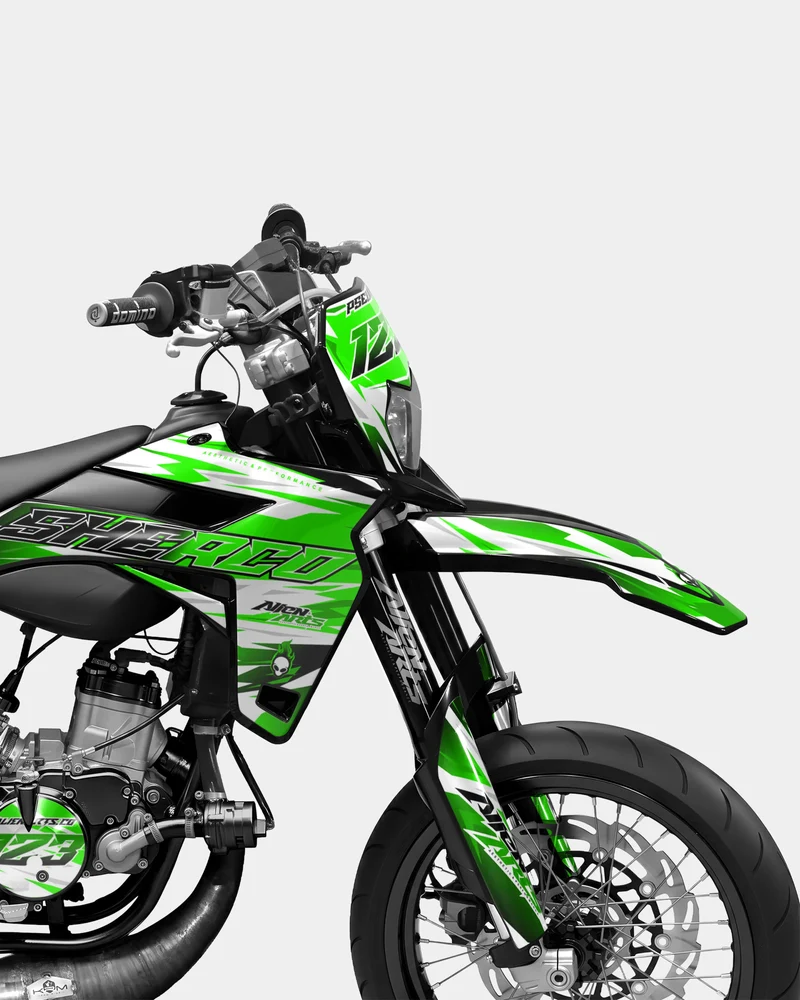 ONYX - Kit deco SHERCO 50cc - Vert