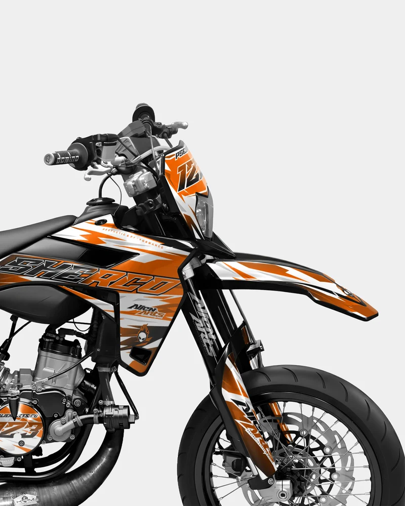 ONYX - Kit deco SHERCO 50cc - Orange