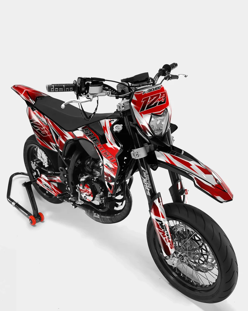 ONYX - Kit deco SHERCO 50cc - Rouge