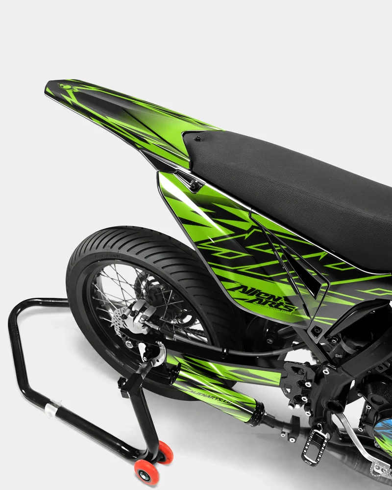 PAENO - Kit deco SHERCO 50cc - Bleu Vert