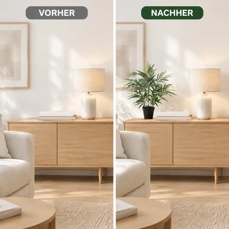 Künstliche Zimmerpflanze – Bambus, 57 cm im Topf
