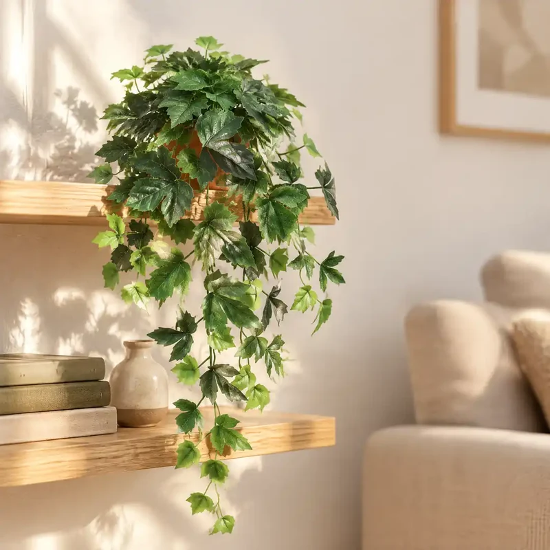 Künstlicher Efeu – Hängepflanze, 48 cm im Topf