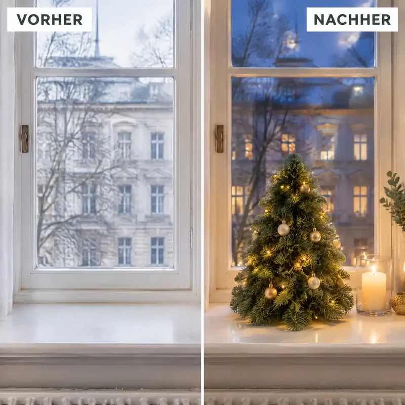 Kleiner Weihnachtsbaum – Nobilis-Tanne aus frischen Zweigen, 30–60 cm