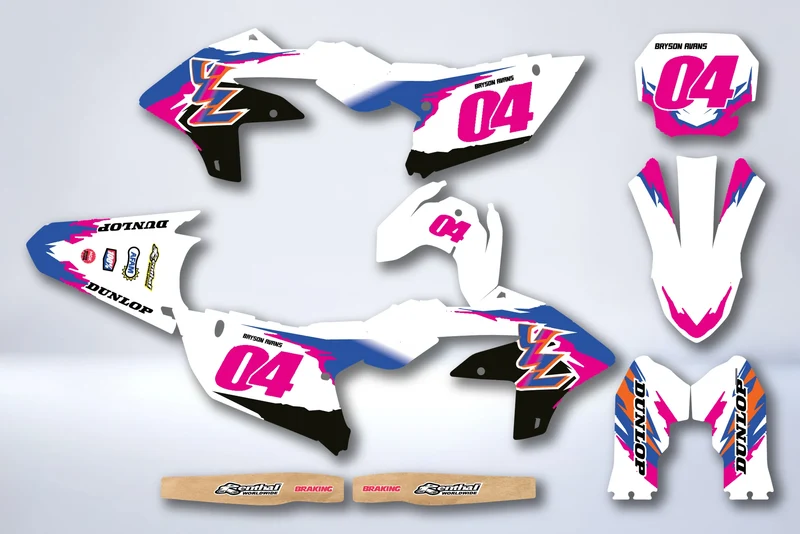 Kit Déco Yamaha YZF 250 2024-2025 & YZF 450 2023-2025 - MUDVAR