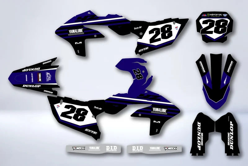 Kit Déco Yamaha YZF 250 2024-2025 & YZF 450 2023-2025 - FERDAX