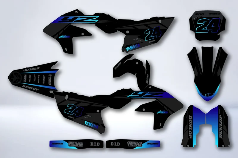 Kit Déco Yamaha YZF 250 2024-2025 & YZF 450 2023-2025 - TORTOR