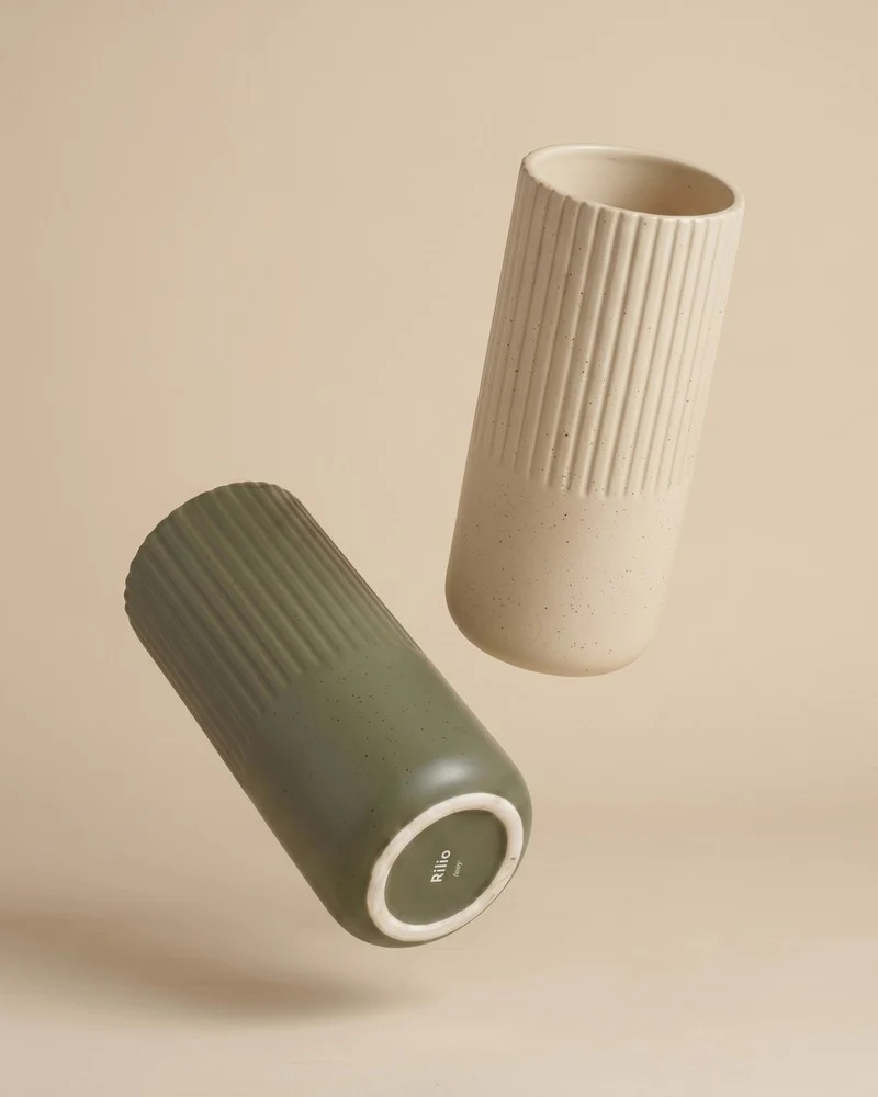 feey Keramik-Vase (Rilio | 21 cm)