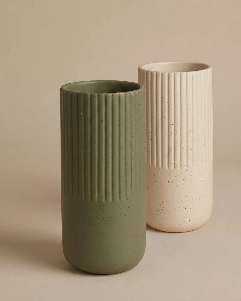 feey Keramik-Vase (Rilio | 21 cm)