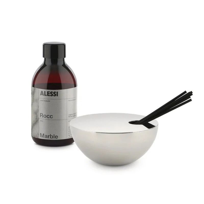 Rocc Marble Raumduft Diffuser mit Stäbchen - Alessi