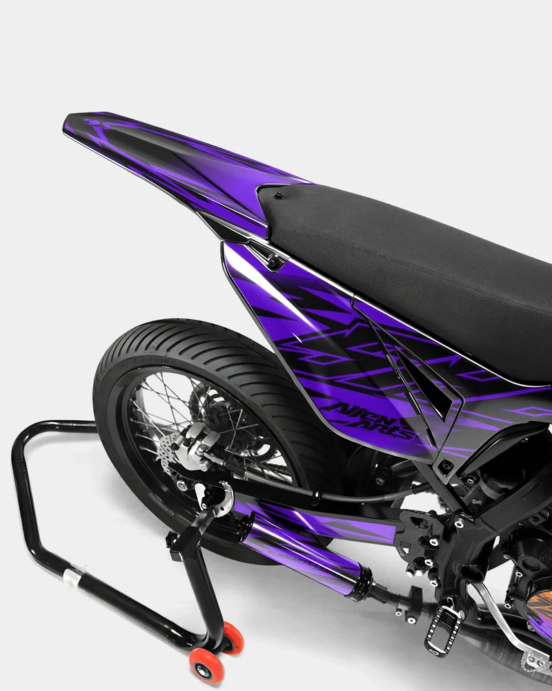 PAENO - Kit deco SHERCO 50cc - Orange Violet