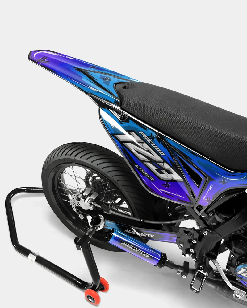 PAVO - Kit deco SHERCO 50cc - Bleu