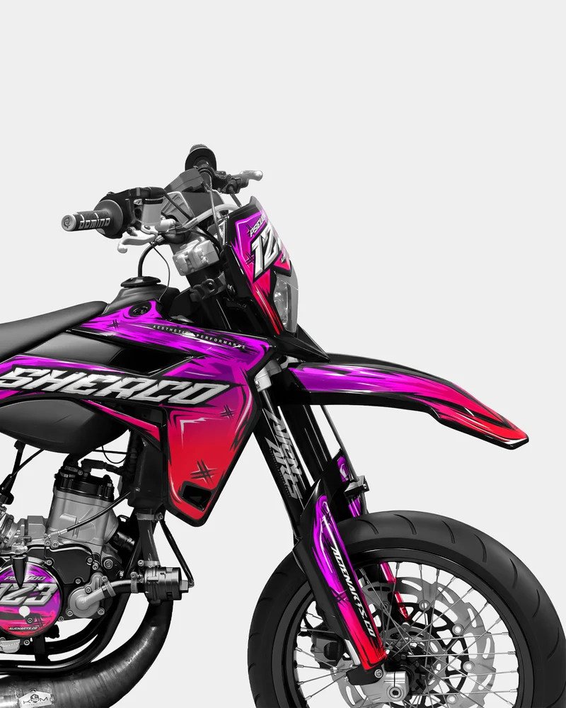 PAVO - Kit deco SHERCO 50cc - Rose