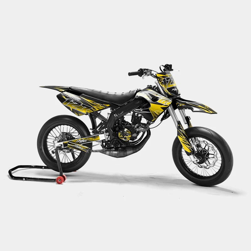 BRUME - Kit deco DERBI 50cc - Jaune Foncé