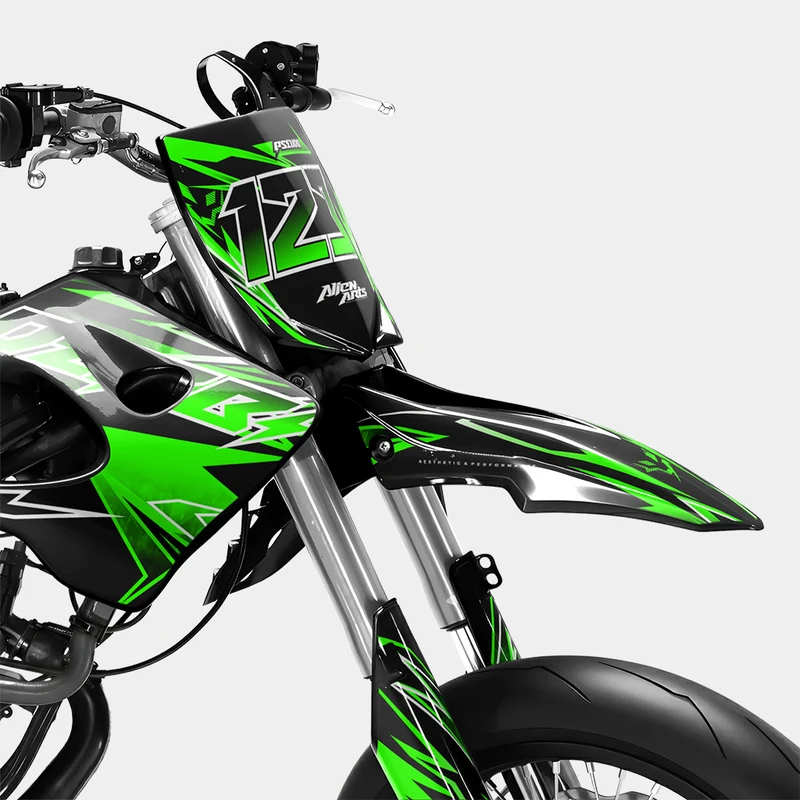 BRUME - Kit deco DERBI 50cc - Vert