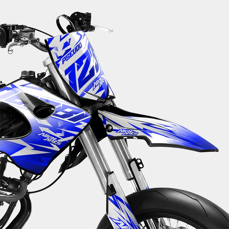 CALYPSO - Kit deco DERBI 50cc - Bleu Foncé