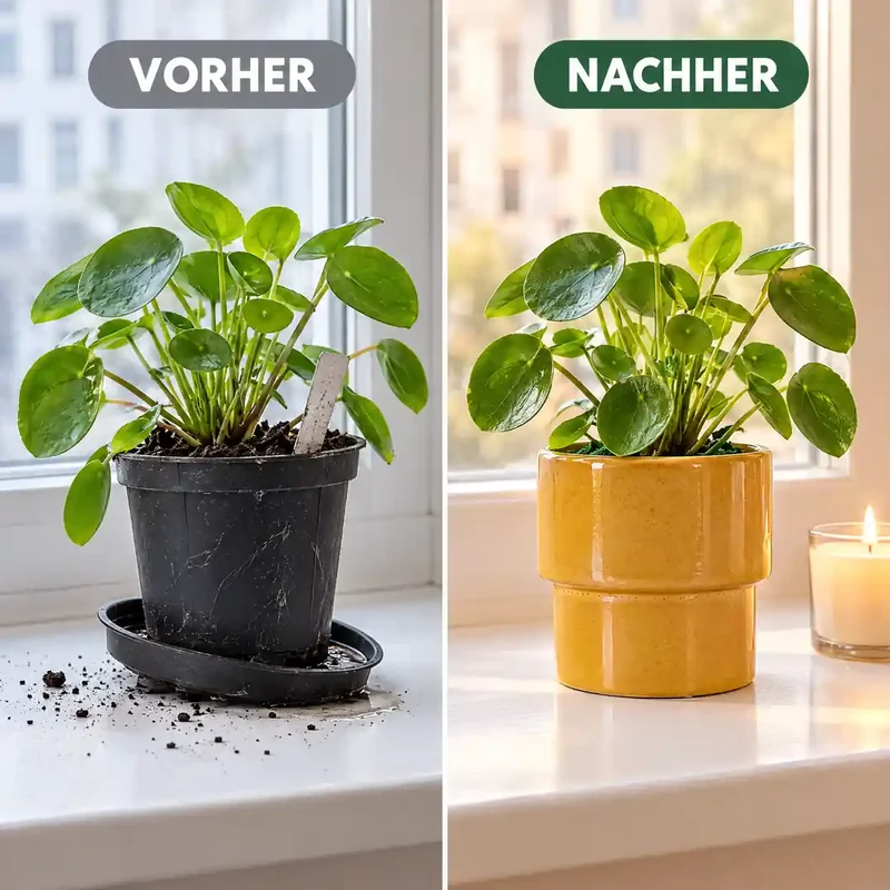Übertopf für Zimmerpflanzen – Keramik im Retro-Look, 4 Farben