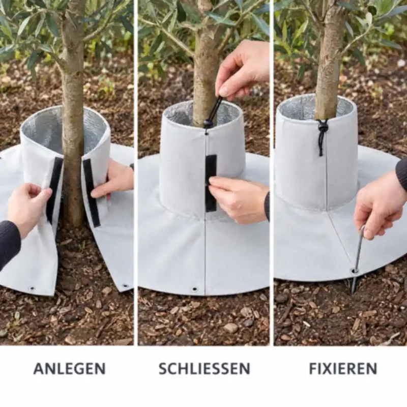 Palmen Winterschutz – Wurzelschutz mit Alu-Isolierung, Ø 100 cm