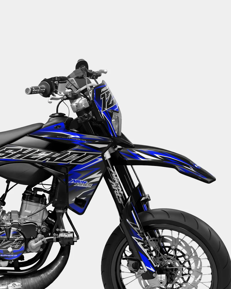SENSO - Kit deco SHERCO 50cc - Bleu foncé