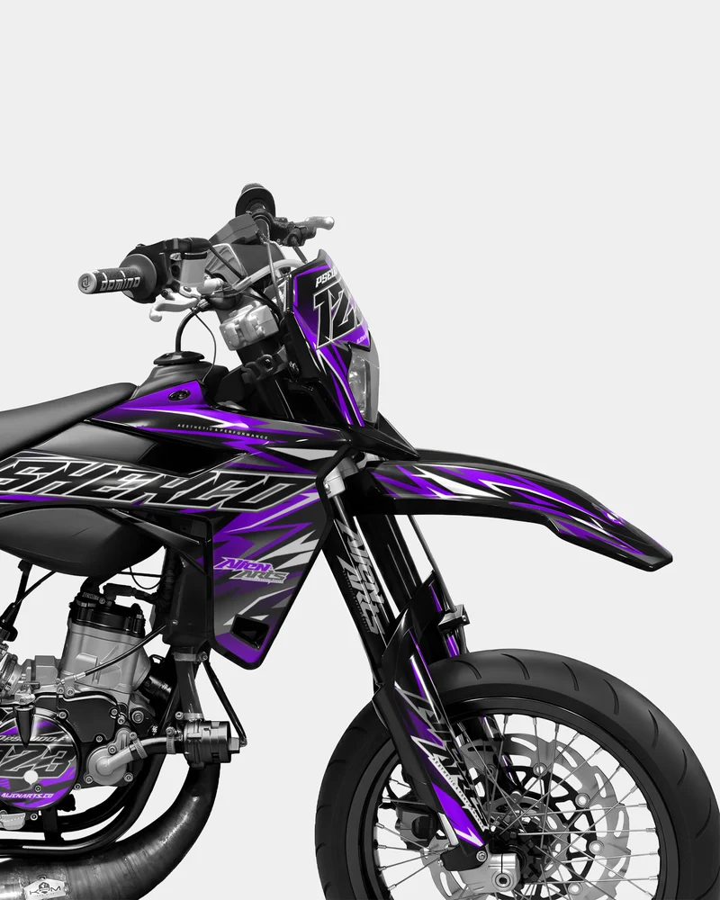 SENSO - Kit deco SHERCO 50cc - Violet