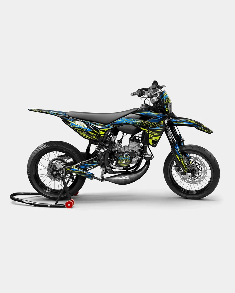 SORAE - Kit deco SHERCO 50cc - Bleu