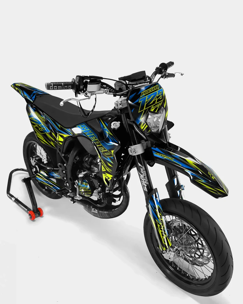 SORAE - Kit deco SHERCO 50cc - Bleu