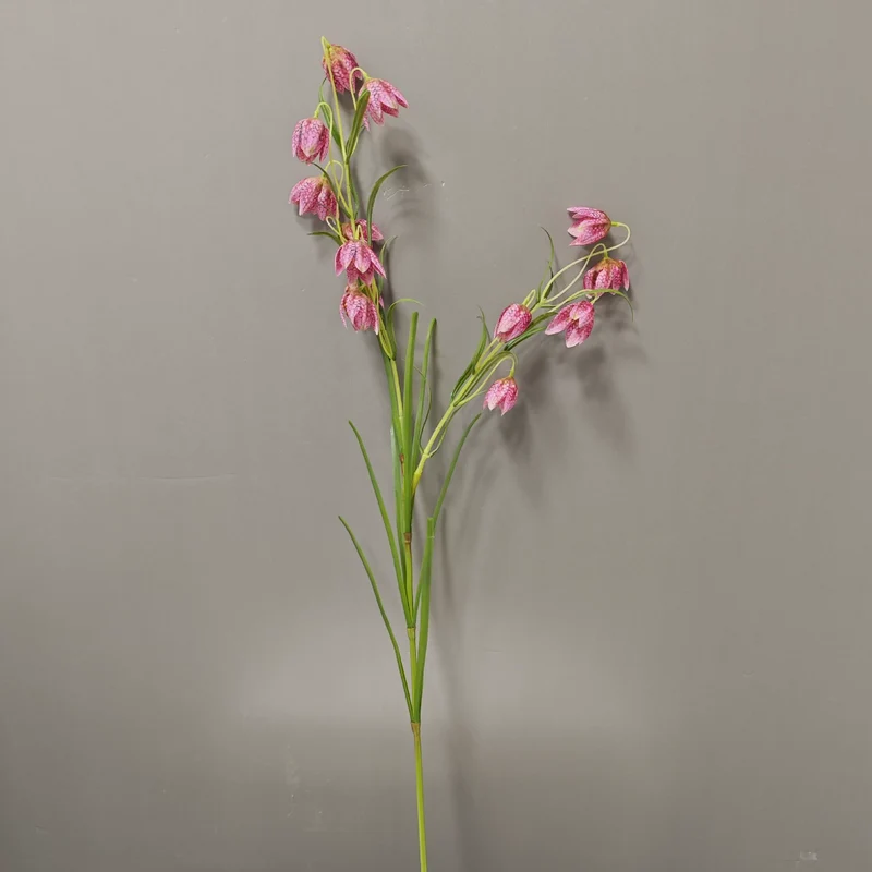 Künstliche Kaiserkrone (Fritillaria), 90 cm, Seidenstoff, weiß-grün, für Zuhause, Hotel, Hochzeit, Schaufensterdekoration