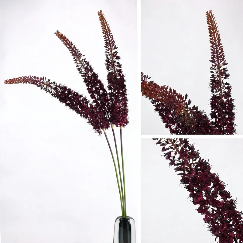 Künstliche Fuchs-Schwanzblume 105 cm, Seidenblume, single Stem für Hochzeit, Dekoration, Innenraum, Grabfloristik