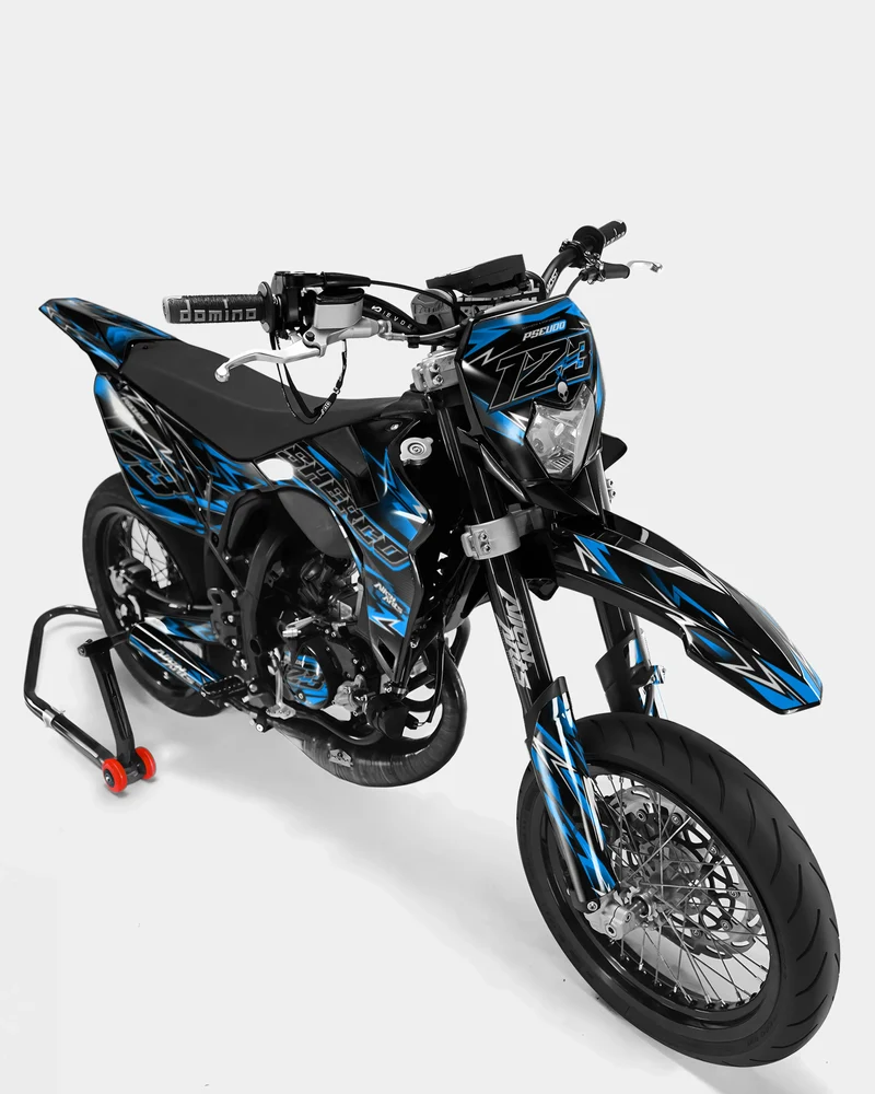 PIQUE - Kit deco SHERCO 50cc - Bleu