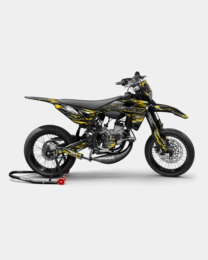 PIQUE - Kit deco SHERCO 50cc - Jaune foncé
