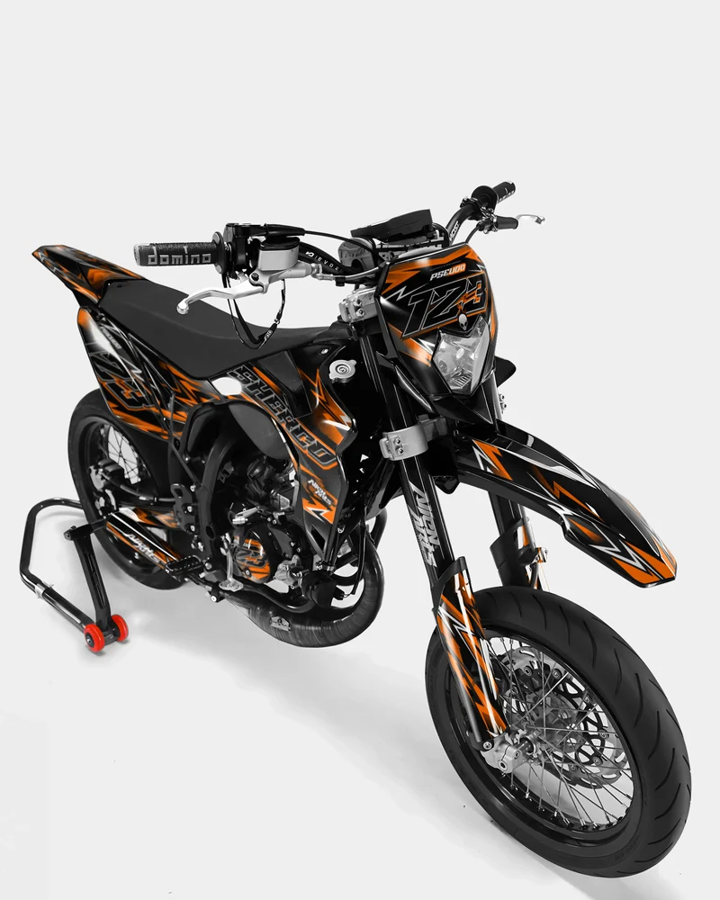 PIQUE - Kit deco SHERCO 50cc - Orange