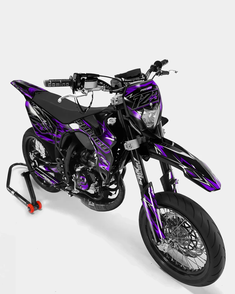PIQUE - Kit deco SHERCO 50cc - Violet
