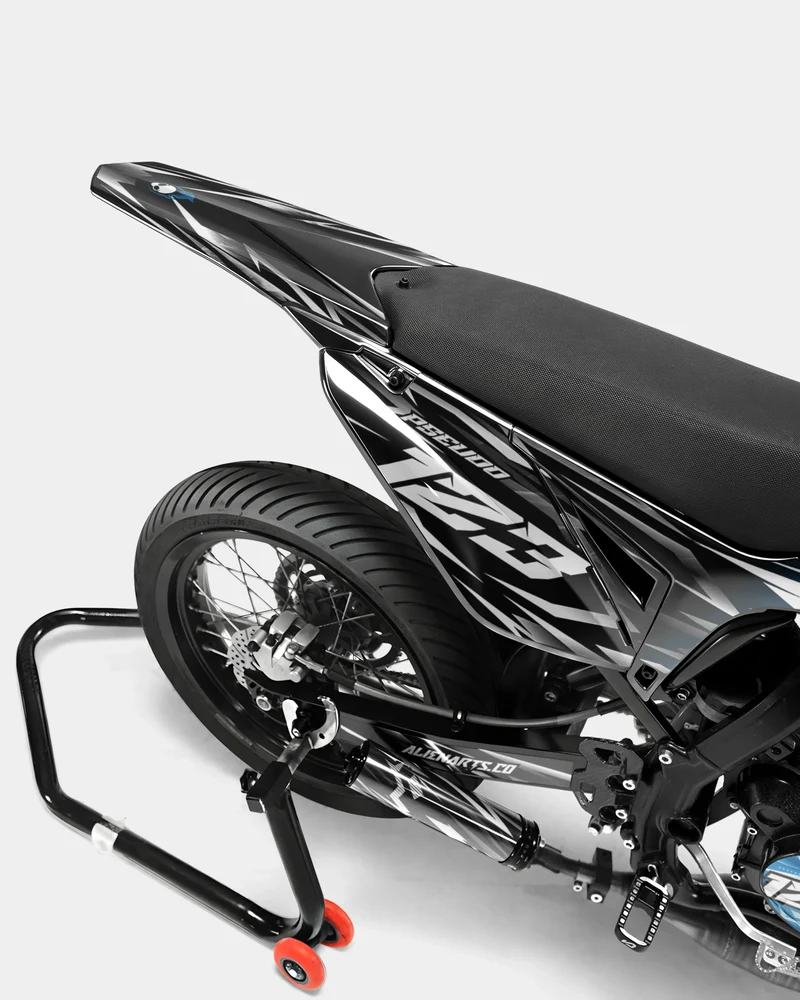 PLUME - Kit deco SHERCO 50cc - Bleu