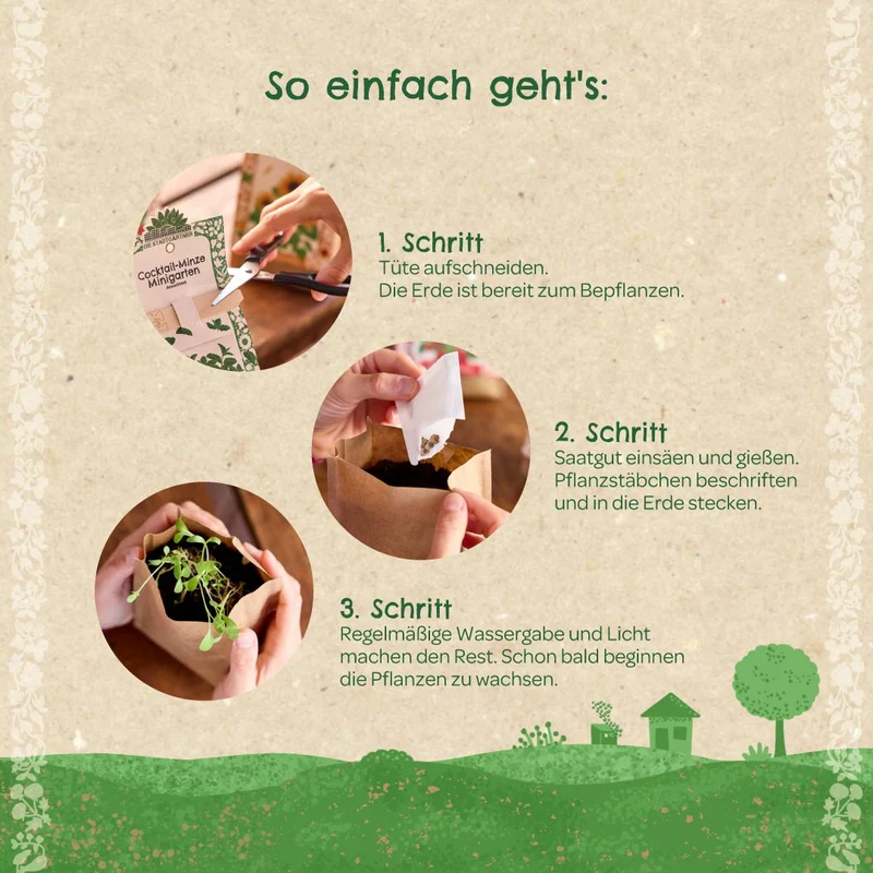 Anzuchtset – Minigarten BIO-Lavendel