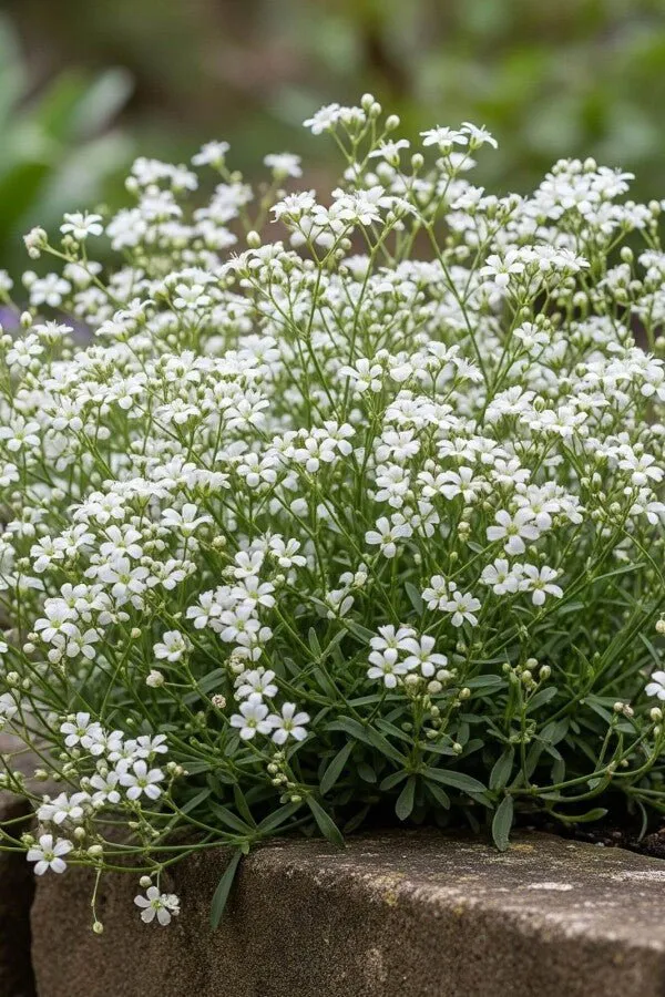 Polster-Schleierkraut 'Alba' (Gypsophila repens) – Weißer Bodendecker – 5–10 cm – 6er/12er-Set