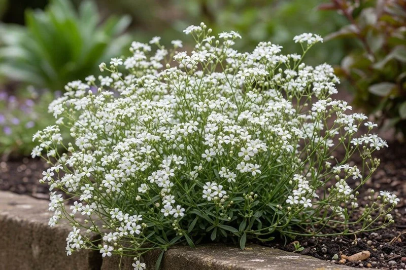 Polster-Schleierkraut 'Alba' (Gypsophila repens) – Weißer Bodendecker – 5–10 cm – 6er/12er-Set