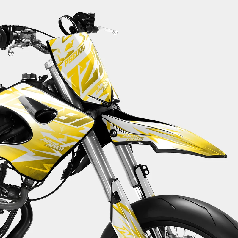 CALYPSO - Kit deco DERBI 50cc - Jaune Foncé
