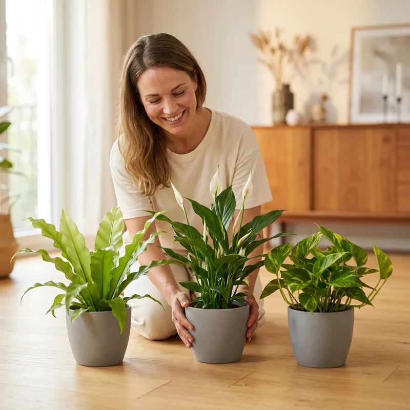 Luftreinigende Pflanzen Set