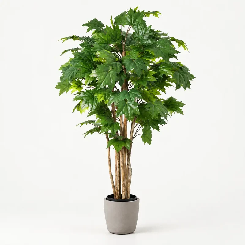 Kunstpflanze groß – künstlicher Ahornbaum, 150 cm im Topf