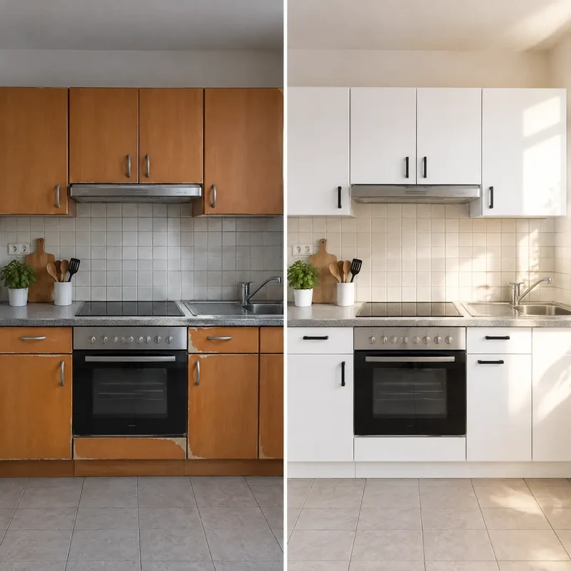 Klebefolie matt – selbstklebende Möbelfolie für Küche, Schrank & Wand