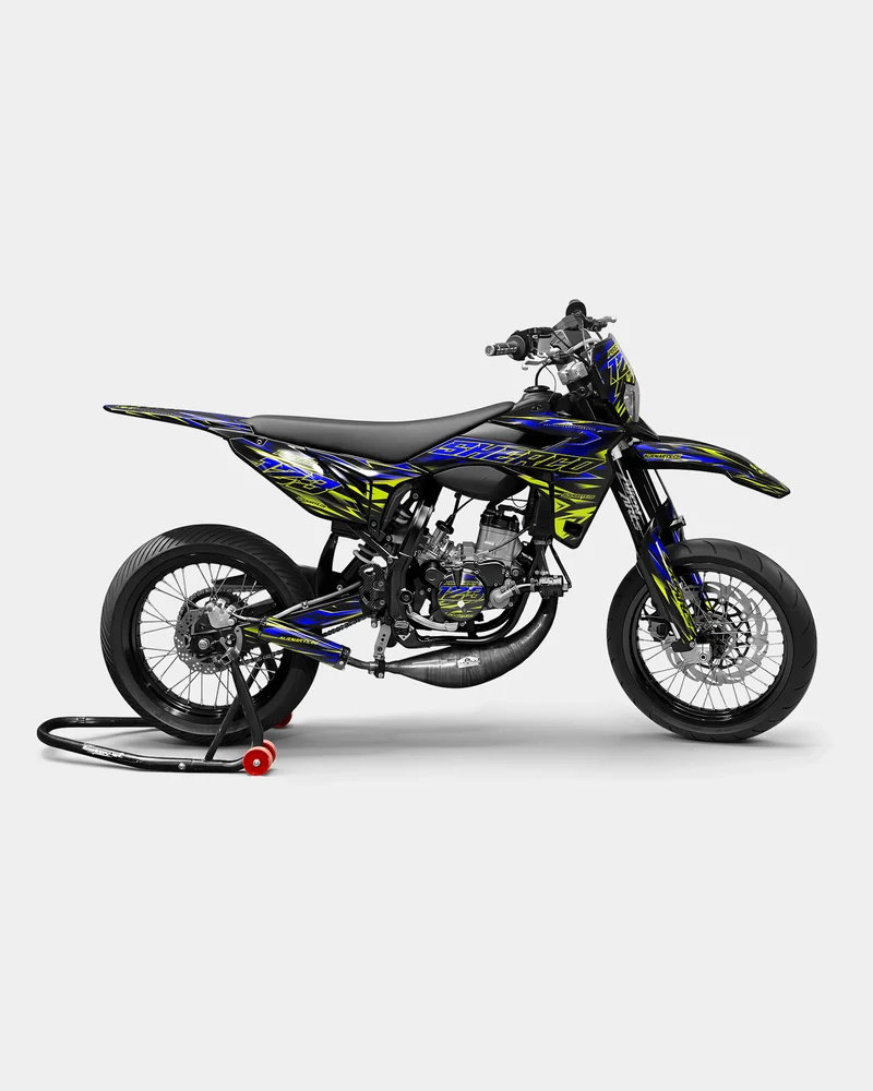 SORAE - Kit deco SHERCO 50cc - Bleu foncé